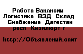 Работа Вакансии - Логистика, ВЭД, Склад, Снабжение. Дагестан респ.,Кизилюрт г.